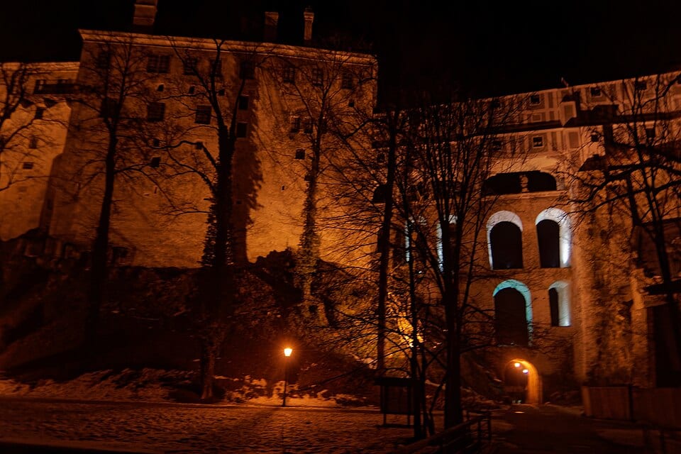 Mantelbrücke (Plášťový most), Český Krumlov