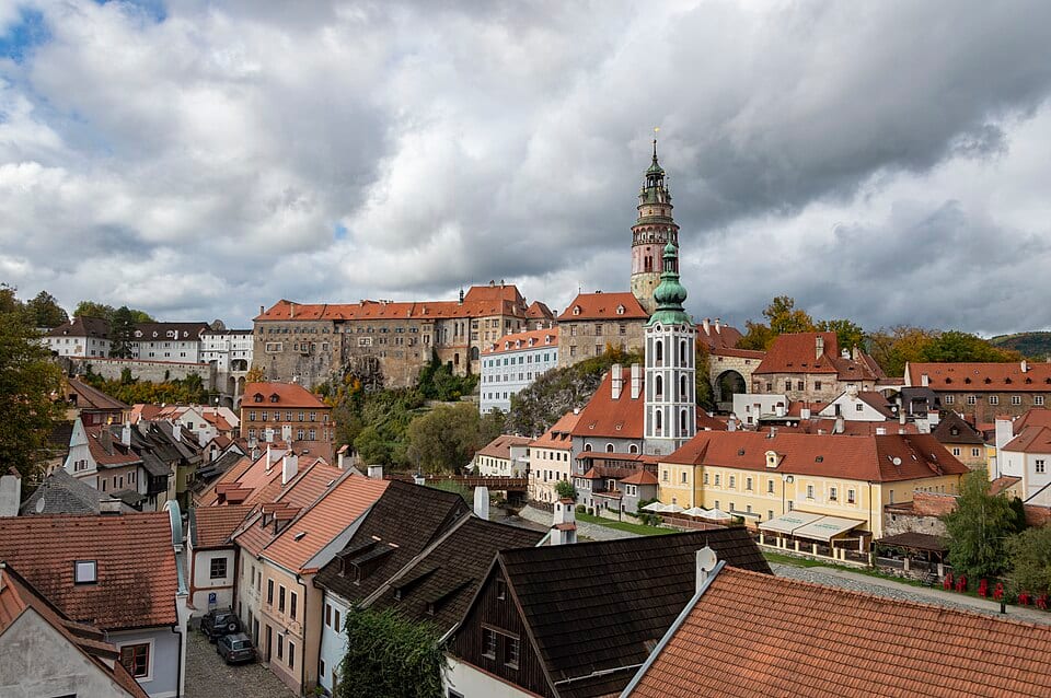 Aussichtspunkt Seminargarten (Seminární zahrada), Český Krumlov