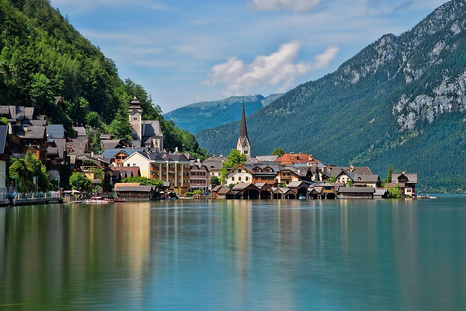 Der klassische Blick auf Hallstatt, Hallstatt