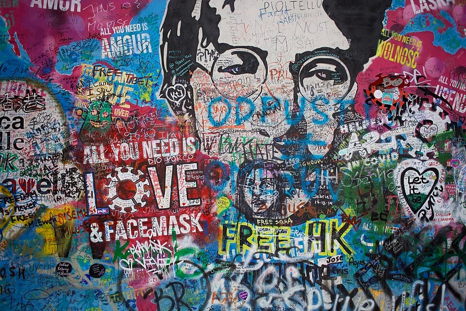Muro de John Lennon, Praga