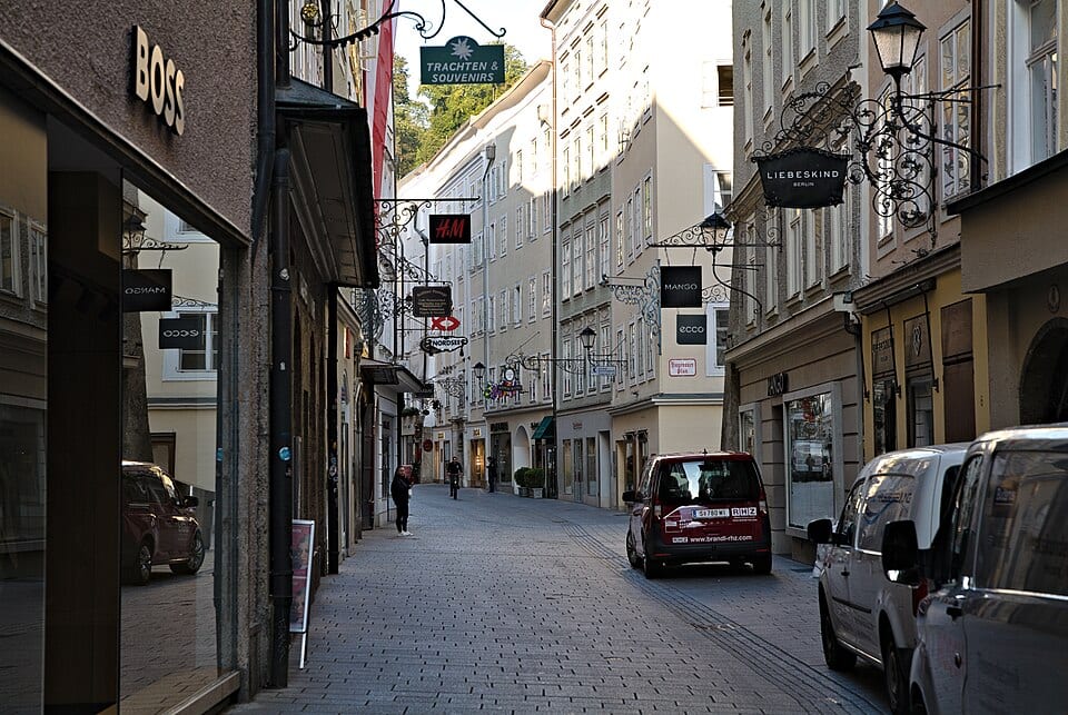 Getreidegasse, Salzburg