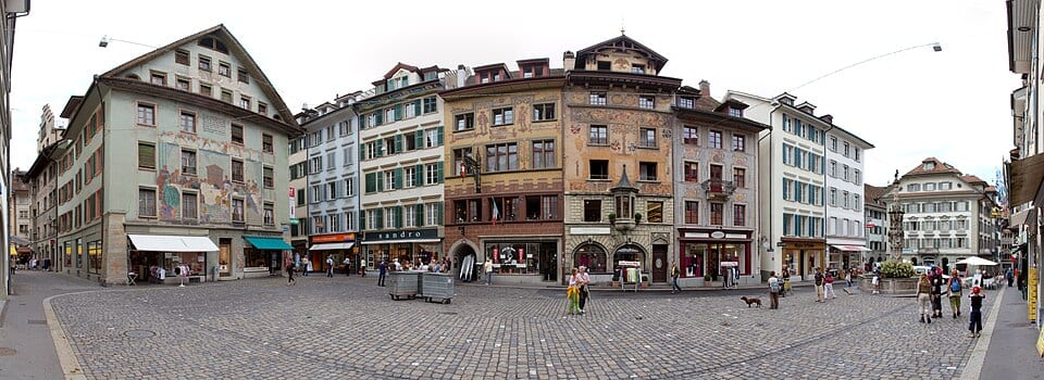Weinmarkt und die Altstadtplätze, Luzern
