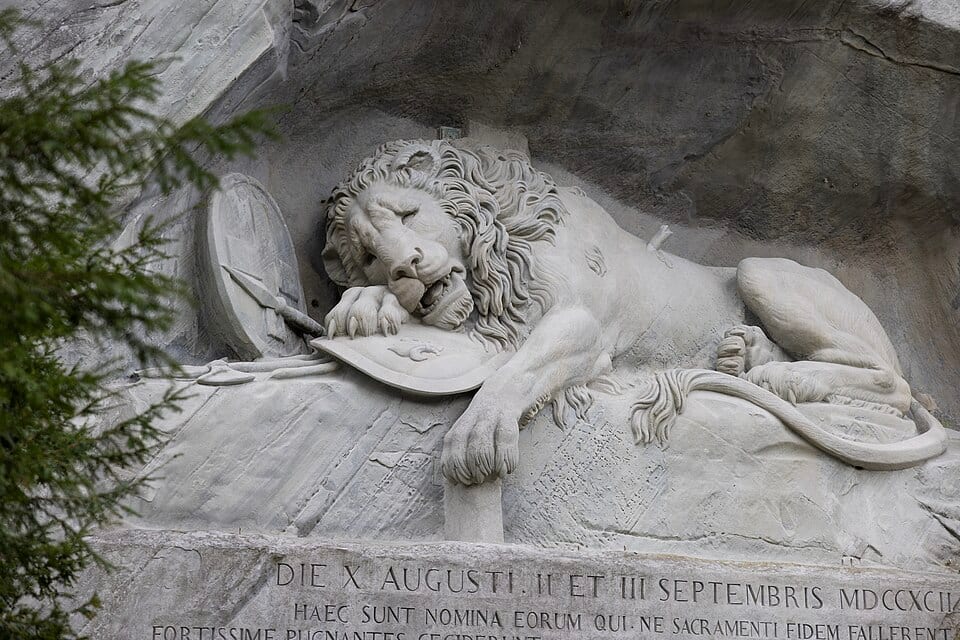 Löwendenkmal, Luzern